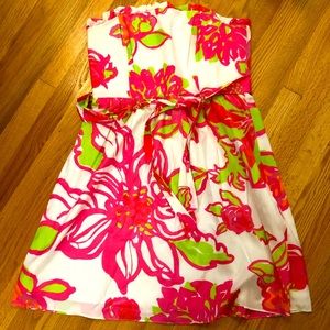 COPY - Lilly Pulitzer Satin Strapless Dress
